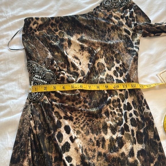 Janine of London NWT  designer and couture fashion leopard print  made in USA - Picture 11 of 13